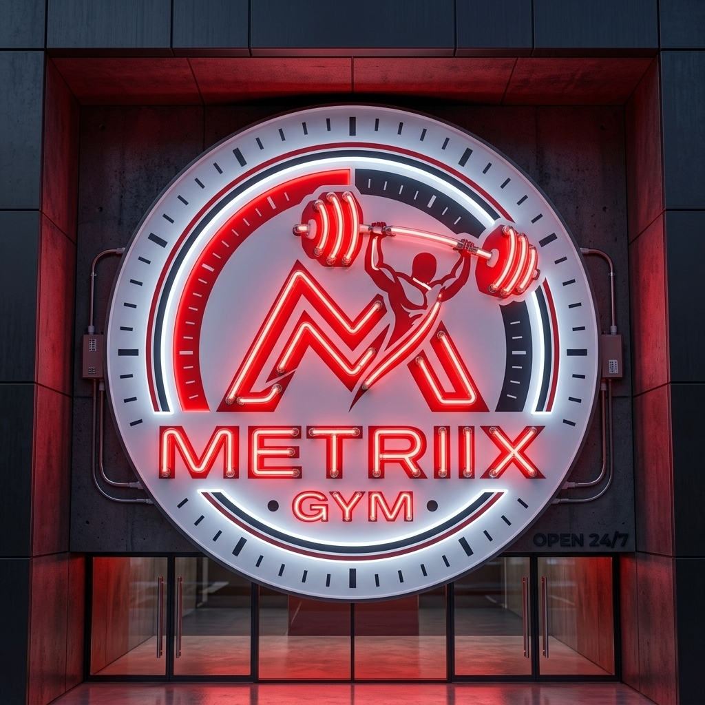 METRIIX neon signage